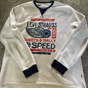Levi’s Shirt  sweatshirt Men’s  XL Rivets & Rally Speed Trial SFCA Graphic Print